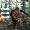 Docred 400LBS Oversized Heated Camping Chair - Oversized Padded Outdoor Chair USB Heating, Side Pocket & Carry Bag for Patio, Beach, Fishing - 3 of 4