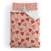 Deny Designs Cuss Yeah Designs Heart Lollipops Duvet and Sham Set - 2 of 4