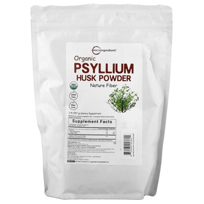 Micro Ingredients Organic Psyllium Husk Powder, 2 lb (907 g)