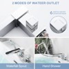WOWOW Waterfall Single-Handle Deck-Mount Roman Tub Faucet with Hand Shower in - 3 of 4