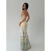 Mocamel Women's Elegant Floral Maxi Dress with Spaghetti Straps for Summer Beach Vacation & Special Occasions - 2 of 4