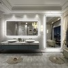 Apmir Super Bright Front & Back LED Lighted Anti-Fog Aluminum Alloy Framed Tempered Glass Bathroom/Vanity Mirror with ETL & 3-Year Warranty - 3 of 4
