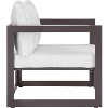 Modway Fortuna Armchair – Outdoor Patio Aluminum Armchair with Cushions, Weather-Resistant and Modern Design - 2 of 3