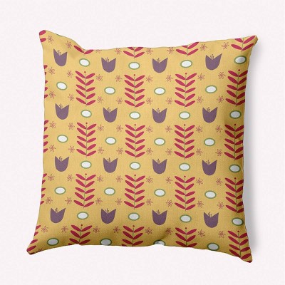 16"x16" Spring Garden Square Throw Pillow - e by design