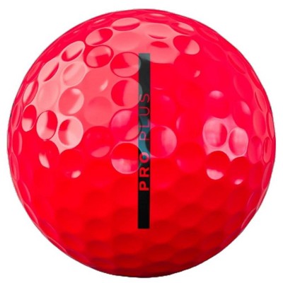 Vice Pro Plus Golf Balls Neon Red Target