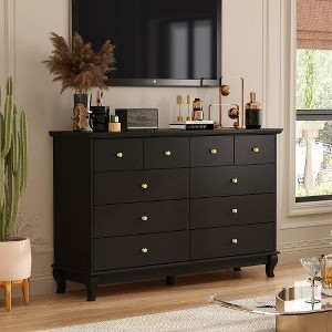 FUFU&GAGA 10-Drawer Dresser Chest of Drawers Cabinet - 1 of 4