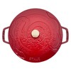 Staub Cast Iron Essential French Oven, Dutch Oven, 5-quart, serves 5-6, Made in France,  with Snake Lid - 2 of 4