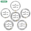 Unique Bargains Anodized Aluminum Bonsai Training Wire 6 Rolls 0.03/0.04/0.06/0.08/0.1/0.12 inch - 2 of 3