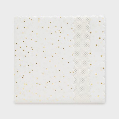 White Scallop Gift Tissue 25ct - Sugar Paper™