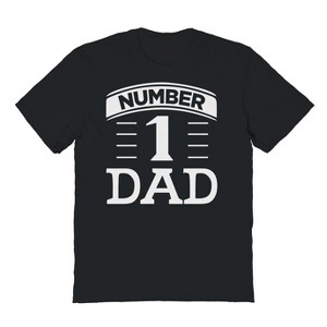 Rerun Island Men's Number One Dad Short Sleeve Graphic Cotton T-Shirt - 1 of 3