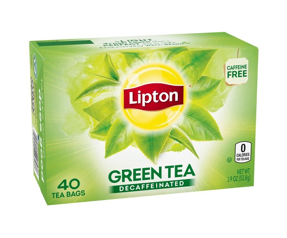 Lipton Decaffeinated Green Tea - 40ct