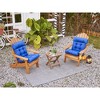 ARTPLAN Patio Chair Cushion,Tufted Adirondack Outdoor Chair Cushion,Wicker High Back Outdoor Seat Cushion,Set of 4,21"X21"X4" (4 Pack) - 3 of 4