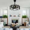 Bella Depot 20" Black Industrial Ceiling Fan with Light and Remote - 4 of 4