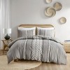 YOOCOZZ Cotton Printed Duvet Cover Set with Chenille - 3 of 4