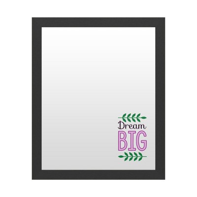 Trademark Fine Art Dry Erase Marker Board with Printed Artwork - ABC 'Dream Big' White Board