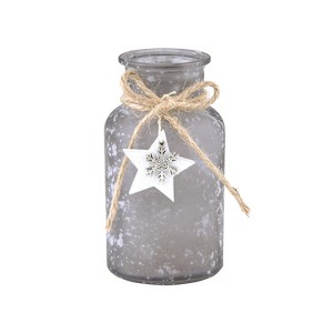 Beachcombers Medium Gray Frosted Vase - 1 of 1