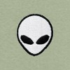 Dalix Mens Lil Alien Heavy Weight Cotton Tee - 2 of 4