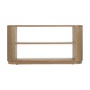 Modern Slim Console Table with Open Shelf, Narrow Entryway Table with Wood Grain Finish, Hallway & Sofa Table for Living Room-Maison Boucle - 4 of 4