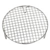 Unique Bargains Stainless Steel Barbecue Grill Net Round Cooling Rack Silver - 3 of 4
