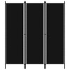 vidaXL 3-Panel Room Divider Black 59.1"x70.9" - 2 of 4