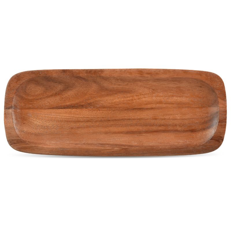 Noritake Kona Wood Rectangular Platter, 1 of 4