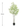 Large Artificial Ficus Tree, 120/150/180cm Realistic Ficus Tree With Lifelike Leaves And Trunk, Faux Plants With Pot For Living Room Bedroom Office - 4 of 4