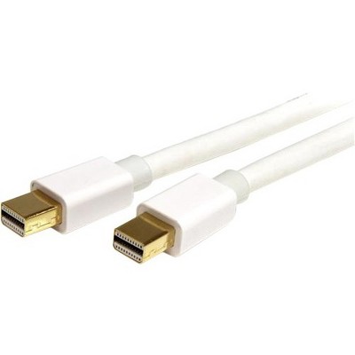 StarTech.com 1m (3 ft) White Mini DisplayPort 1.2 Cable M/M - Mini DisplayPort 4k - 1 x Mini DisplayPort Male Digital Audio/Video