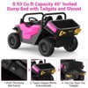 Jojoka 24V 4WD Ride On Dump Truck with Dump Bed, Electric Toy Car w/ Remote Control,2-Seater,All-Terrain,Bluetooth & LED Lights - 4 of 4