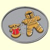 Men's Star Wars: The Mandalorian Gingerbread Cookies Mando Grogu T-Shirt - image 2 of 4