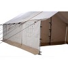 WHITE DUCK Canvas Porch with Stove Jack & Removable Side Walls, Water Repellent Awning for Tents, Cotton Canvas, Multiple Sizes - 3 of 4