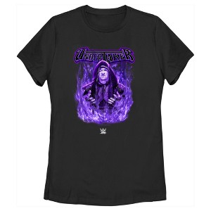 Women's WWE Undertaker Purple Flames T-Shirt - 1 of 4