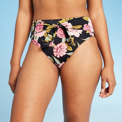 high waisted black bikini bottoms target