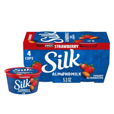Silk Strawberry Almondmilk Yogurt Alternative - 4ct/5.3oz Cups