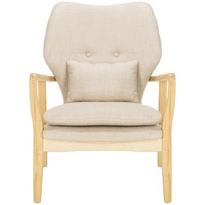 Tarly Accent Chair - ACH9500B - Beige/Natural - Safavieh - 1 of 4