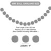 Unique Bargains Party Decorative Polyester Yarn Pom Pom Ball Garlands 3 Pcs - 2 of 4
