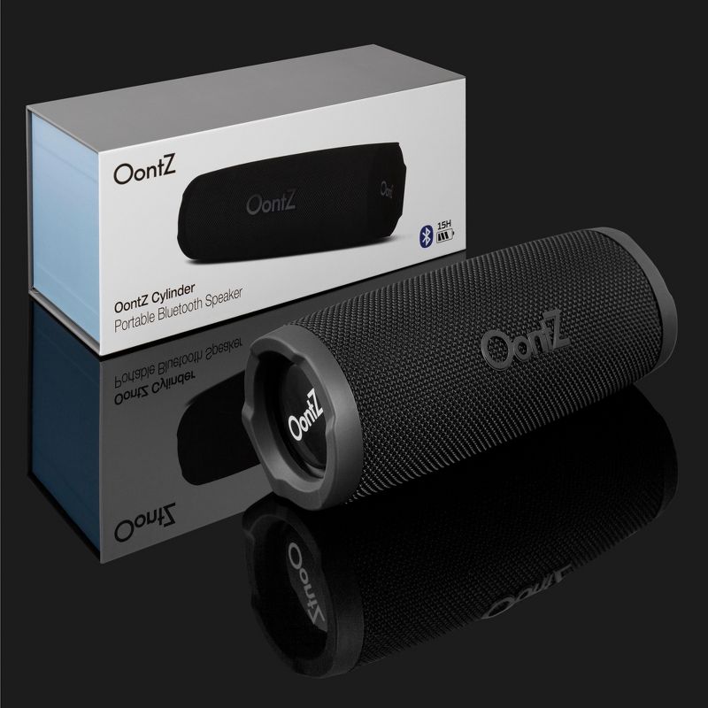 OontZ Cylinder Bluetooth Speaker, Portable Wireless Bluetooth 5.0 Speaker, 14 Watts, IPX7 Waterproof Loud Portable Bluetooth Speaker, 2 of 6