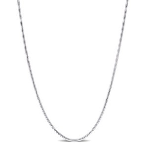 EVERLY JEWELRY | Sterling Silver 1.2mm Snake Chain Necklace - 20 in - 1 of 4