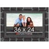 PosterPalooza | 36x24 Wide Bamboo Picture Frame, UV Acrylic, 4 Finishes - Brown, Black, Silver, and Natural - 2 of 4
