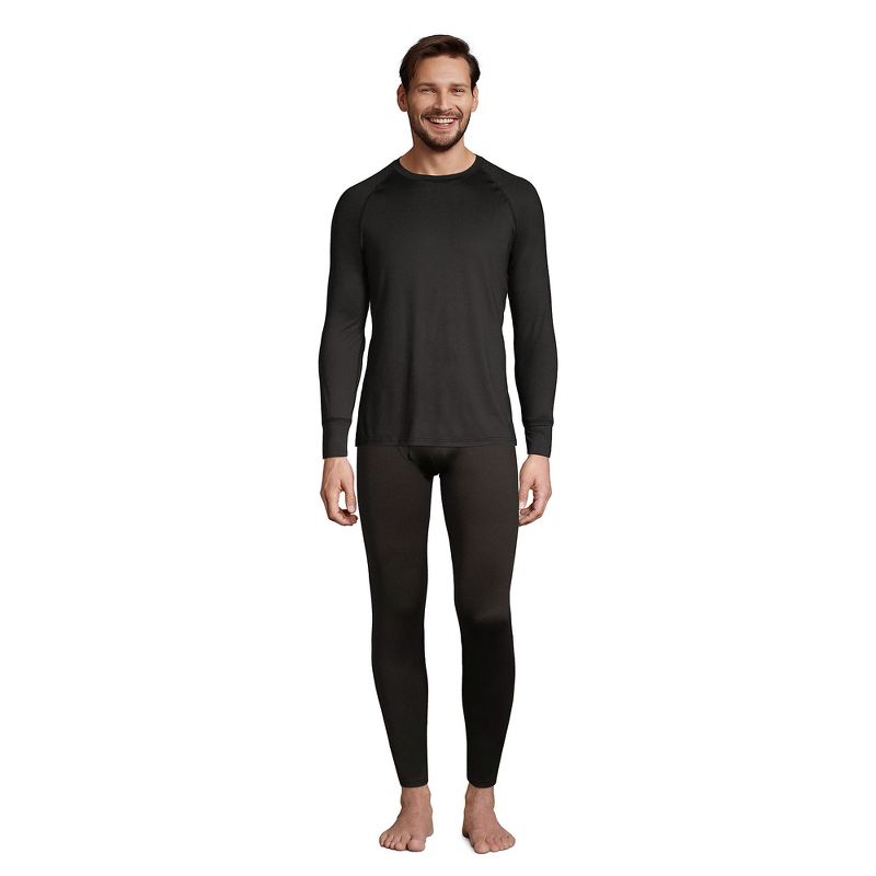 Lands' End Men's Stretch Thermaskin Long Underwear Crew Base Layer, 4 of 5
