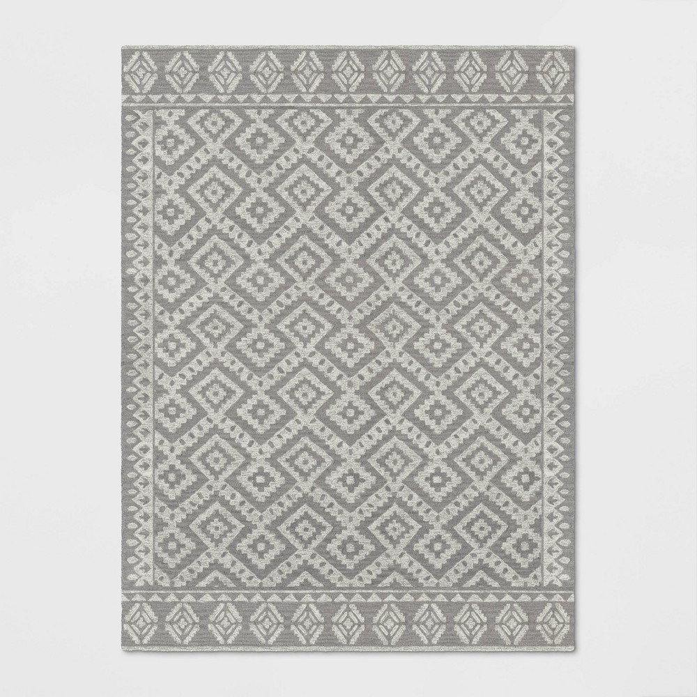 9'X12' Jacamar Tribal Design Tufted Area Rug Neutral - Opalhouse was $529.99 now $264.99 (50.0% off)