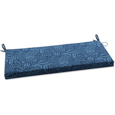 Outdoor/Indoor Bench Cushion Blue - Pillow Perfect
