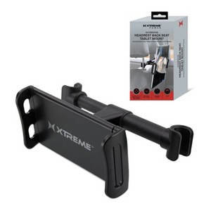 Xtreme Back Seat Tablet Mount for Cars, Headrest Tablet Holder for Backseat, Universal Mount, Fits All Tablets and Phones, 360° Rotating Ball Joint - 1 of 4
