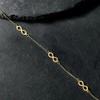 Pure Collection by Ross-Simons Italian 14kt Yellow Gold Triple Infinity Station Bracelet Size 7 - 2 of 4