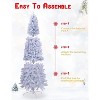 Pre-Lit Flocked LED Douglas Fir Artificial Christmas Tree - 3 of 4