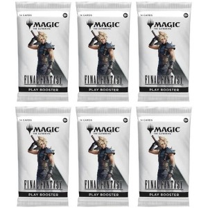 Magic The Gathering 6 Packs Magic the Gathering Play Booster Pack Lot MTG Final Fantasy - 1 of 1