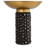TOV Furniture Blaze Glass and Brass Side Table - 3 of 4