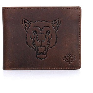 Karla Hanson CANADA WILD Men's Hunter Leather Wallet - Mountain Lion - 1 of 4