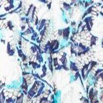 white floral scroll