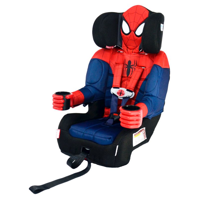 Kids&#39;Embrace Marvel Ultimate Spider-Man Combination Harness Booster Car Seat, 1 of 9