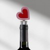 Unique Bargains Bottle Stoppers Two-Tone Heart Zinc Alloy PTR 3.82"x1.38"x0.79" 1 Pc - 2 of 3